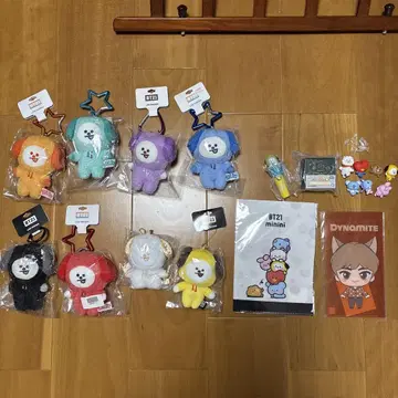 BT21 레인보우 컬러 마스코트 모노톤 외 8점 치미 CHIMMY