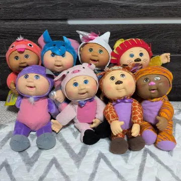 Cabbage Patch Kids 봉제 인형 8체 세트