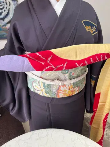 오비 장식 천 새상품