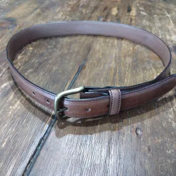 EDWARD GREEN 에드워드 그린 가죽 벨트 미디엄 브라운