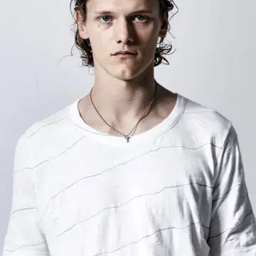 kiryuyrik TWIST BORDER SHIRRING T-SHIRT