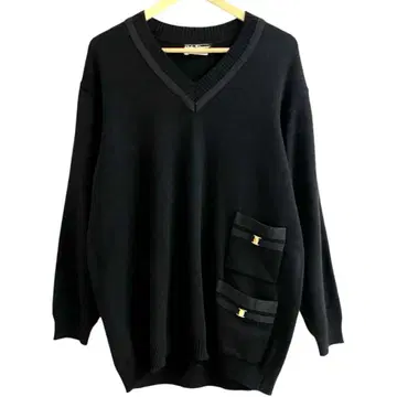 Salvatore Ferragamo 페라가모 바라 V넥 스웨터