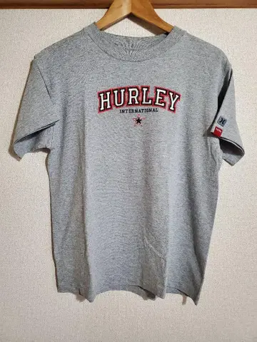 HURLEY 그레이 티셔츠 made in USA 90s