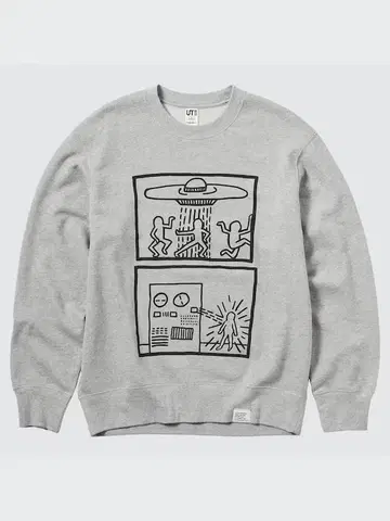 UNIQLO S 키이스 해링 1st 에디션 스웨트 셔츠 (긴팔)