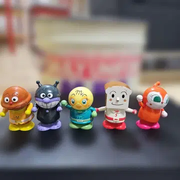 호빵맨 가동식 피규어 5개 세트