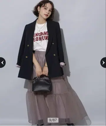 새상품 Arpege story 아르페쥬 스토리 오간자 캉캉 스커트