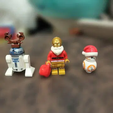 스타 워즈 피그세트 C3PO BB8 R2D2 크리스마스
