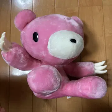 글루미 핑크 곰 봉제 인형
