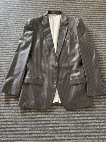 컬렉션 F.LLI CERRUTI 스트라이프 자켓 L 블랙