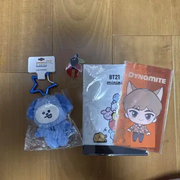 BT21 레인보우 컬러 마스코트 블루 치미 CHIMMY