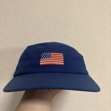 USA제 미국 국기 자수 캡 파랑