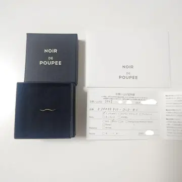 [ 새상품급 ] NOIR DE POUPEE 웨이브 x 밀 반지 K10