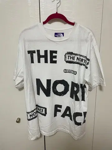 THE NORTH FACE 로고 프린트 T셔츠 L 사이즈