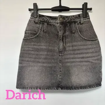 [새상품] Darich 다리치 데님 미니 스커트/그레이/인팬츠 포함