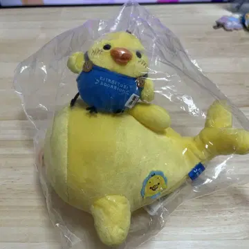 리락쿠마샵 한정판 키이로이토리 돌고래 산책 봉제 인형 초레어