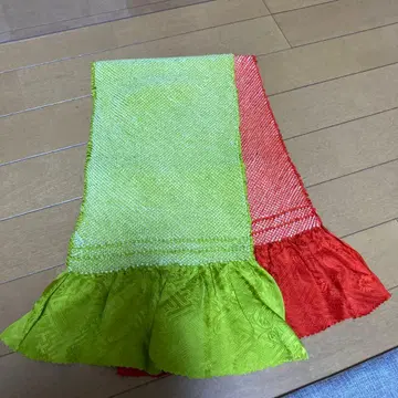 그라데이션 오비 장식 천 프릴 포함 성인식