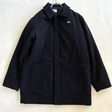 LACOSTE 울 자켓 M 사이즈 네이비 멜톤 퀼팅