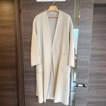 유나이티드 애로우즈 더블 페이스 벨티드 코트 36