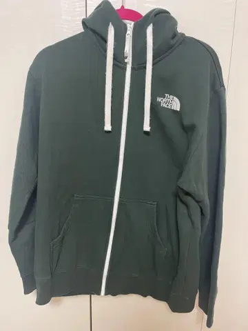 THE NORTH FACE 다크 그린 후드티