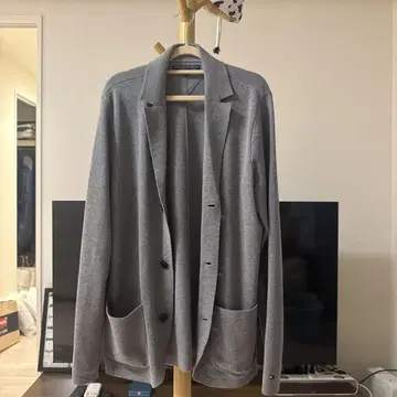 TOMMY HILFIGER 그레이 테일러드 자켓