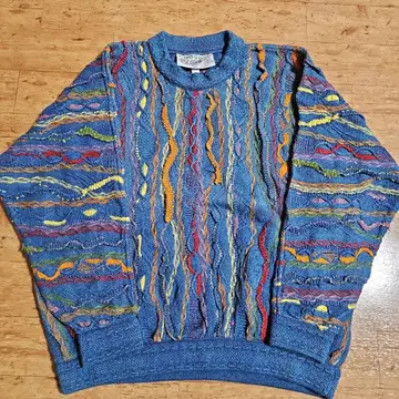 쿠기 블루스 니트 스웨터 S 사이즈