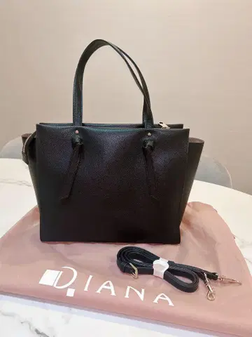 DIANA 블랙 비즈니스 토트백