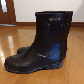 AIGLE 브라운 장화 44(27cm)