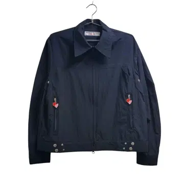 THE MUSEUM VISITOR 하트컷 자켓 M 블랙