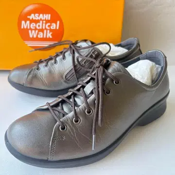 새상품급 아사히 메디컬 워크 사이드 지퍼 22cm EEE 박스 포함
