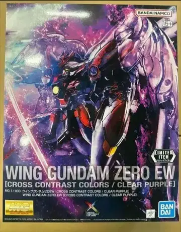 WING GUNDAM ZERO EW MG 크로스 컨트랙트 클리어 퍼플