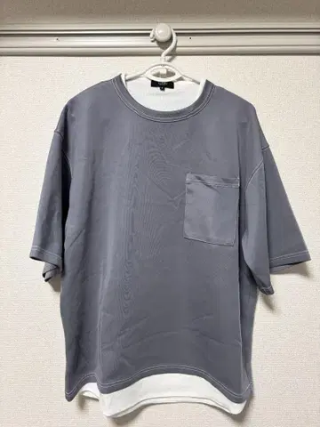 BEAMS HEART 그레이 포켓T셔츠 M