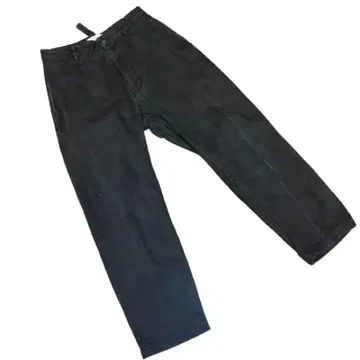 스튜디오 니콜슨 와이드 데님 블랙 M 사이즈