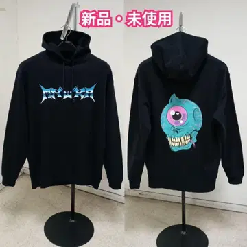 새상품 미사용 MISHKA (미시카) 맨투맨 후드티 블랙