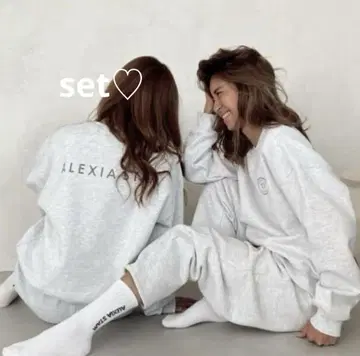 ALEXIA STAM*룸웨어*파자마*셋업*맨투맨