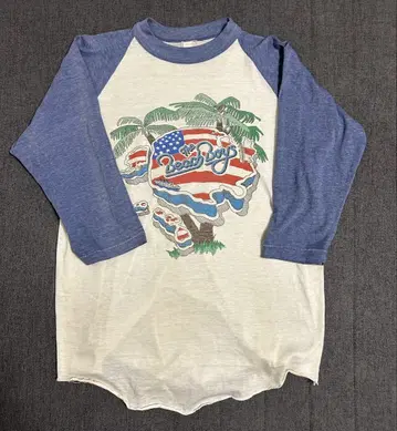 80s USA The Beach Boys 투어 티셔츠