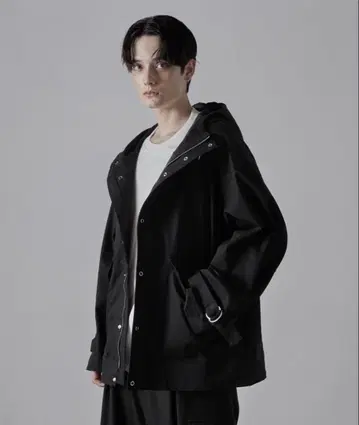 CLEL 밀리터리 디자인 마운틴 후드티
