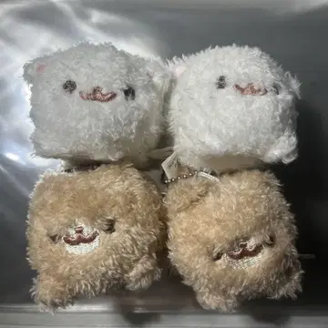 포메라니안 찹쌀 폭신폭신 봉제 인형 키링 가챠가챠