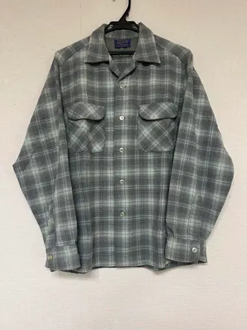 레어 60년대경 펜들턴 보드 셔츠 섀도우 체크