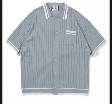 SON OF THE CHEESE Border Rib Knit Shirt