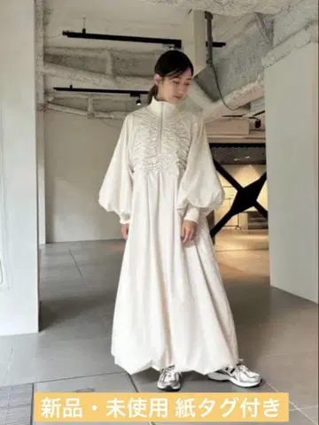 emmi atelier eco 개더 디테일 원피스