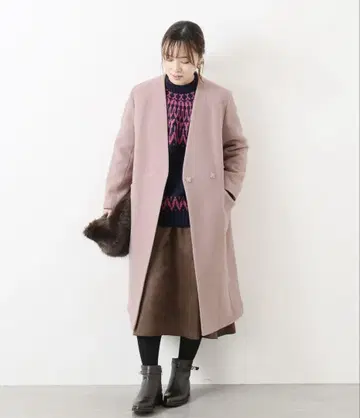 라토타리테 울 롱 코트 일본제