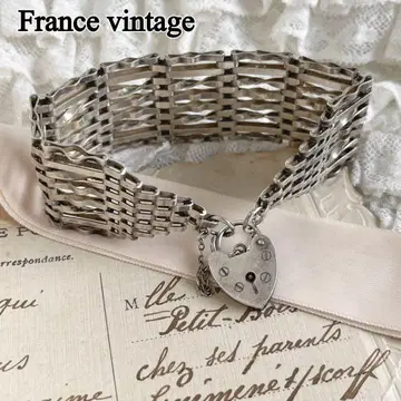 영국 앤티크 패드락 디자인 팔찌