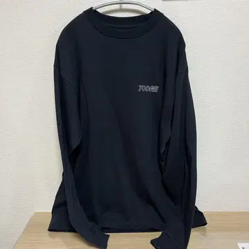 700fill 블랙 롱 슬리브 T셔츠 M