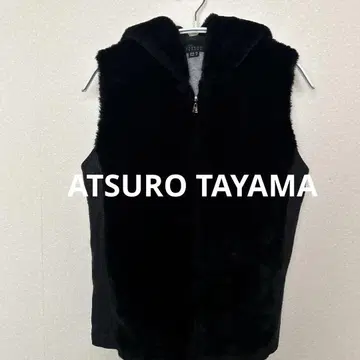 ATSURO TAYAMA 퍼 베스트 후드 부착 36