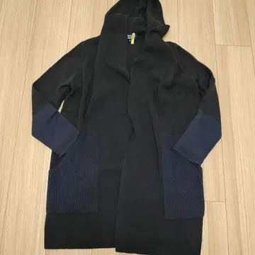 SONIA RYKIEL 후드 부착 니트 롱 코트 38
