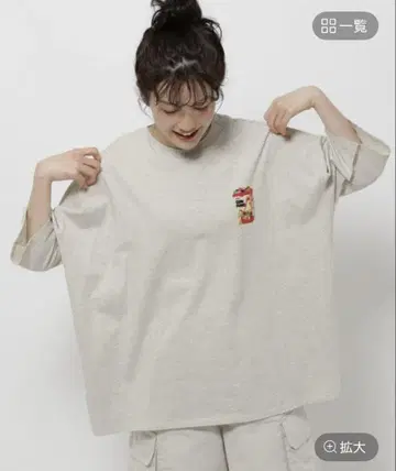 [ wiggle wiggle ] 콜라보 모티브 T셔츠