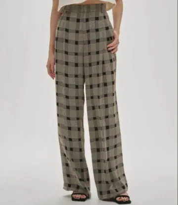 TODAYFUL Checkjacquard Tuck Trousers