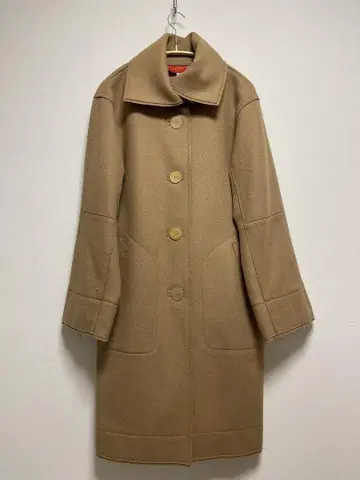 DES PRES 베이지 울 코트