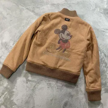 돌체앤가바나 큐빅 디자인 울 블루종 자켓