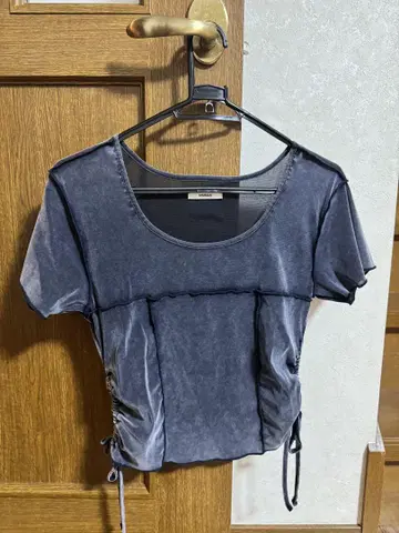 MURUA 페이드 시어 벨로아 여성용 상의
